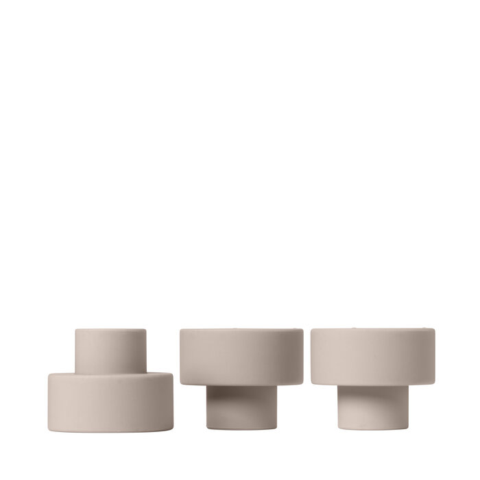 Набор подсвечников 3 предмета Rose Dust Trio Blomus