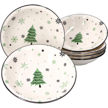 Набор рождественских суповых тарелок 0,45 л 6 предметов MamboCat