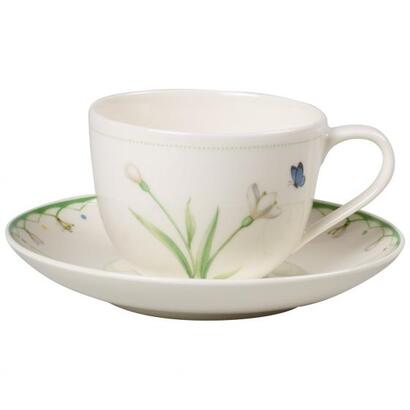 Кофейная пара чашка 230 мл с блюдцем 14 см  Colourful Spring Villeroy & Boch