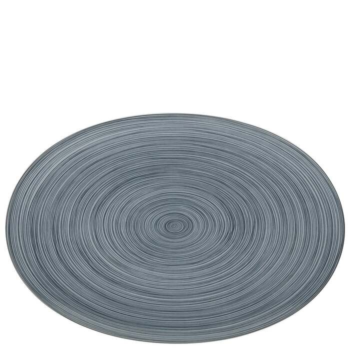 Тарелка 34 см матовая овальная Stripes 2.0 TAC Gropius Rosenthal