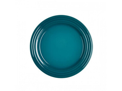 Тарелка для завтрака 21,8 см лазурь Deep Teal Le Creuset