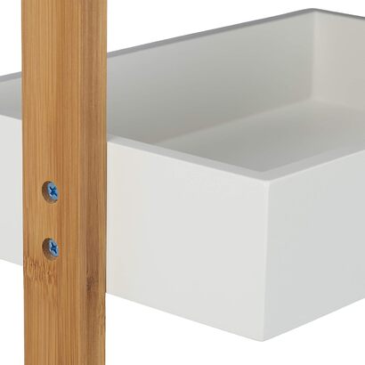 Полка для ванной комнаты с 3 корзинами 76 x 30 x 18,5 см Relaxdays