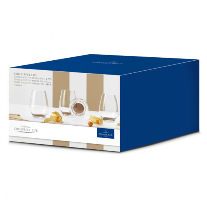 Набор стаканов для коктейлей 0.42 л 4 предмета Colourful Life Natural Cotton Villeroy & Boch