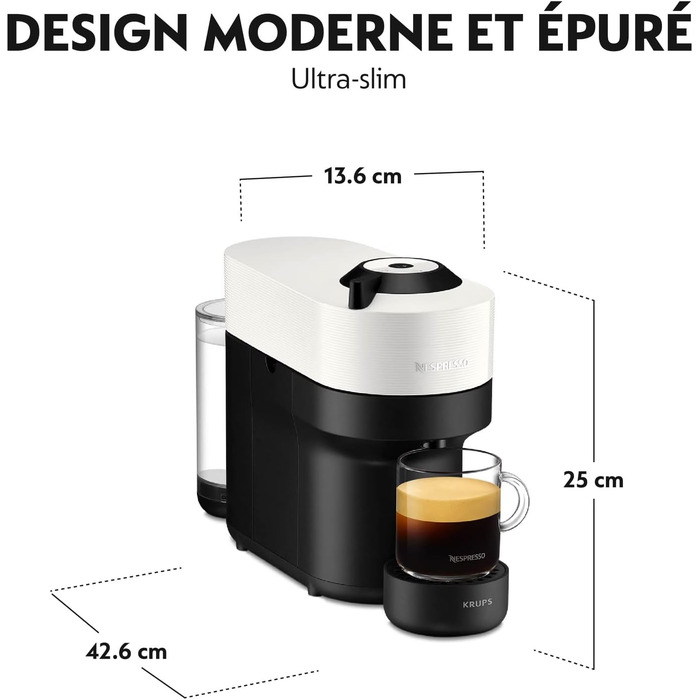 Кофемашина 1260 Вт Vertuo Pop NESPRESSO Krups