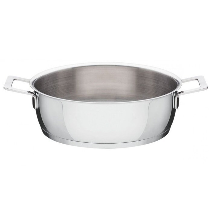 Кастрюля с двумя ручками 24 см 3,4 л металлик Pots & Pans Alessi