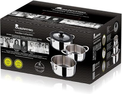 Набор кастрюль 4 предмета MasterPRO
