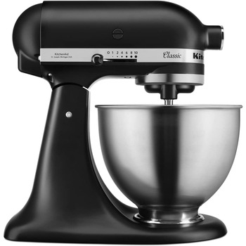 Кухонный комбайн 4.3 л, 275 Вт, 10 скоростей, черный Classic 5K45SSEBM KitchenAid