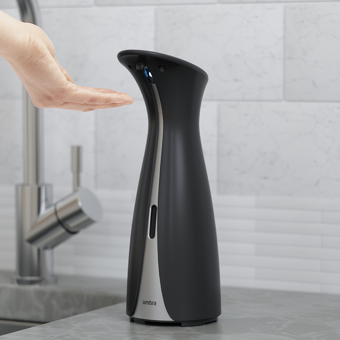 Диспенсер для мыла сенсорный 0,25 л Otto Black Umbra