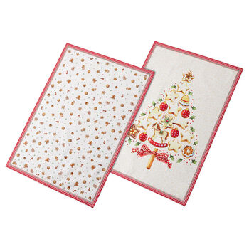 Набор из 2 кухонных полотенец 50 x 70 см Winter Bakery Delight Villeroy & Boch