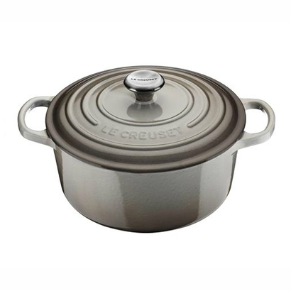 Кастрюля / жаровня с крышкой 20 см, мускат Le Creuset