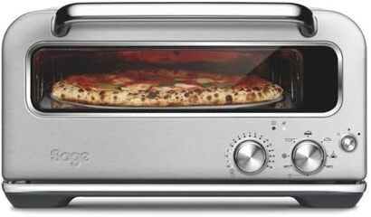 Мини-духовка для пиццы, матовая сталь Smart Oven Pizzaiolo SPZ820 Sage Appliances