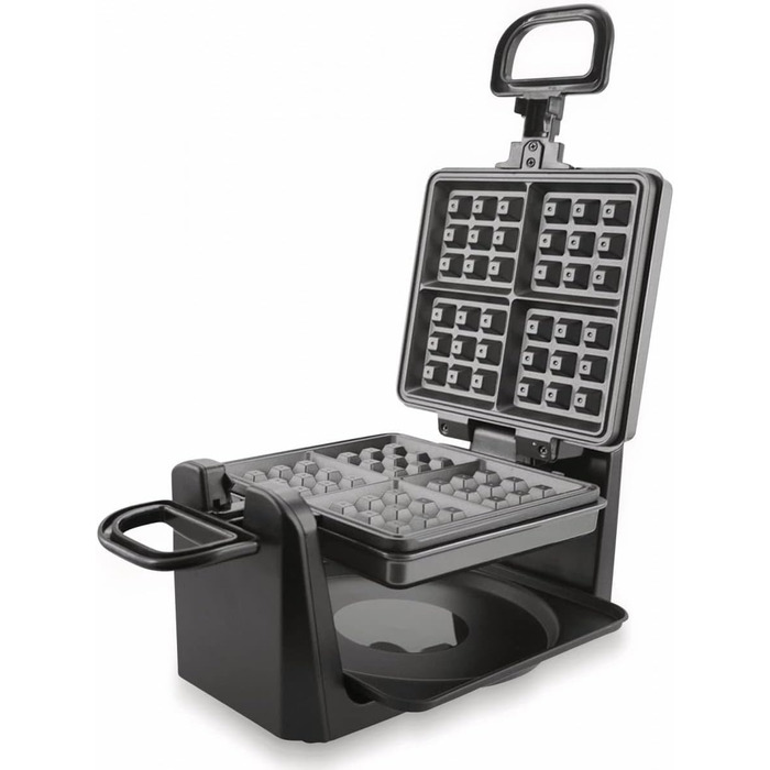 Вращающаяся вафельница для 4 бельгийских вафель 1000 Вт WM-110984 Emerio