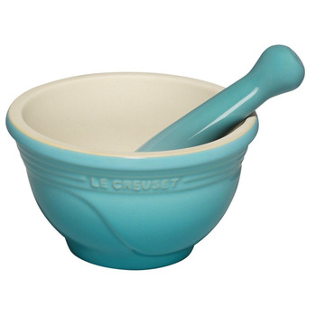 Ступка с пестиком 0,5 л, голубой Le Creuset