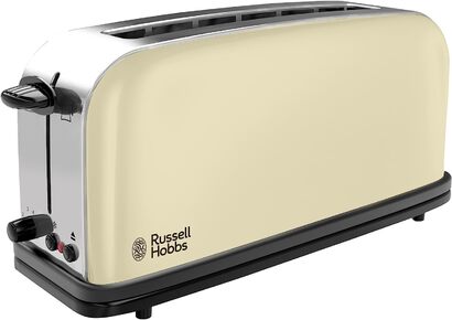 Тостер с двумя широкими слотами и насадкой для булочек Russell Hobbs Colours+