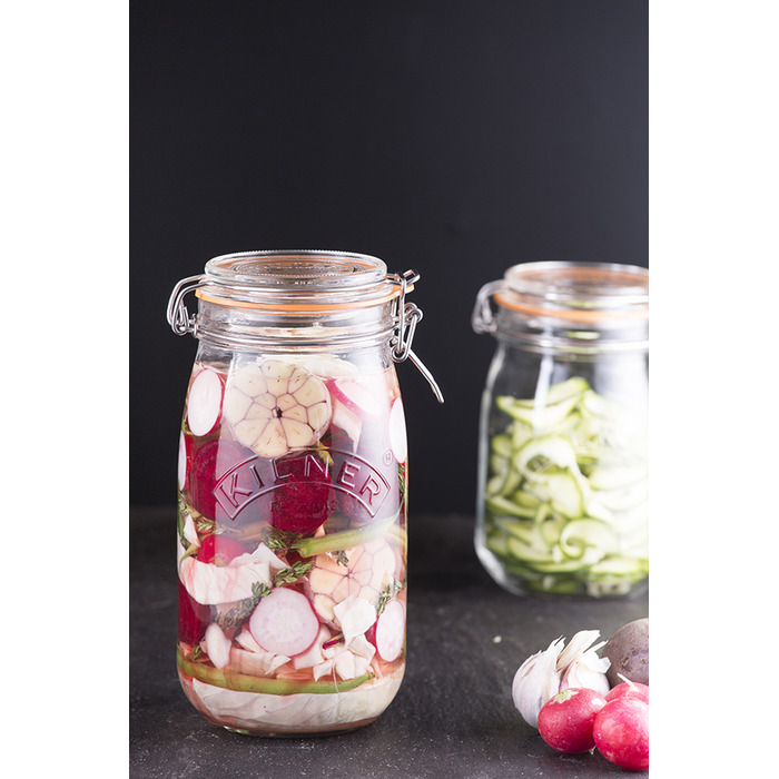 Банка 1,5 л прозрачная Clip Top Kilner