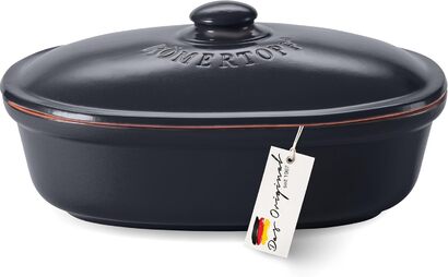 Хлебница 29,5 х 20,5 см Black Medi Oval Römertopf