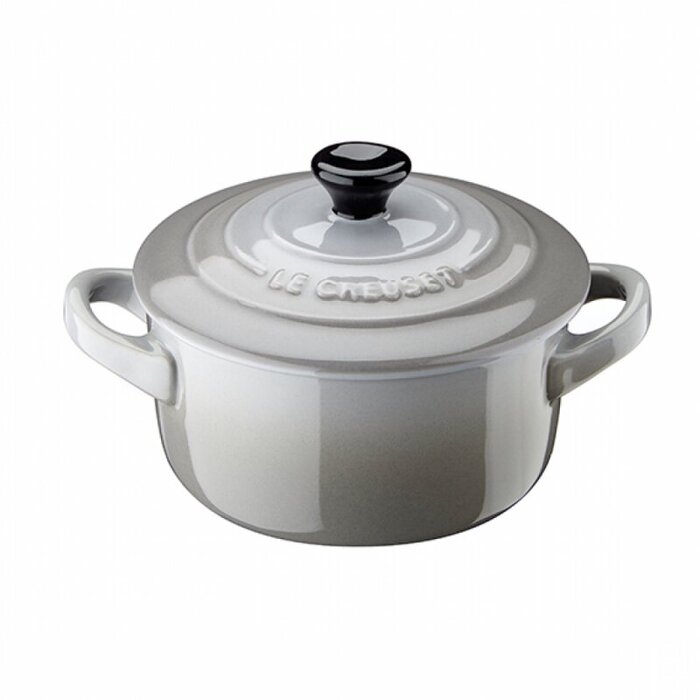 Кокотница 10 см Perlgrau Le Creuset