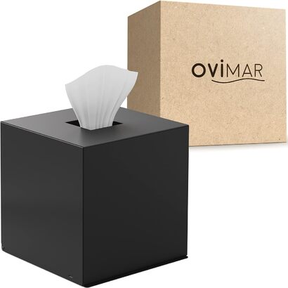 Диспенсер для салфеток, черный Ovimar