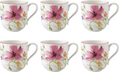 Набор из 6 чашек для кофе Villeroy & Boch Mariefleur Basic 260 мл