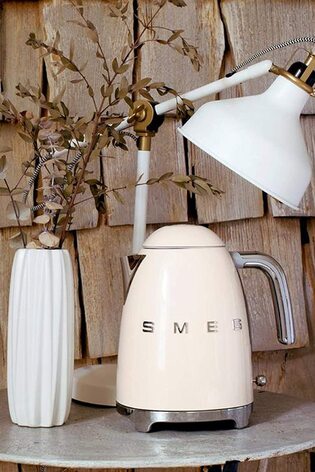 Лектрический чайник Smeg KLF03CREU, 1,7 л, 2400 Вт, одноместнй кремовй