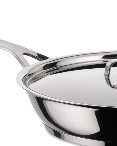 Сковорода 20 см 1 л металлик Pots & Pans Alessi