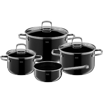 Набор кастрюль 4 предмета Black Elegance Line Silit
