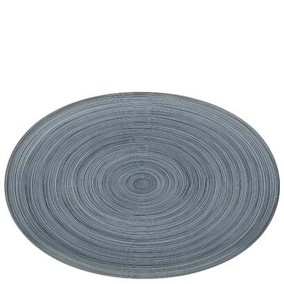 Тарелка 34 см матовая овальная Stripes 2.0 TAC Gropius Rosenthal