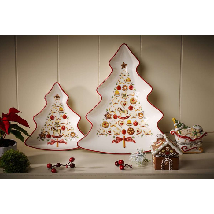 Блюдо в форме елки, большое 26 см Winter Bakery Delight Villeroy & Boch