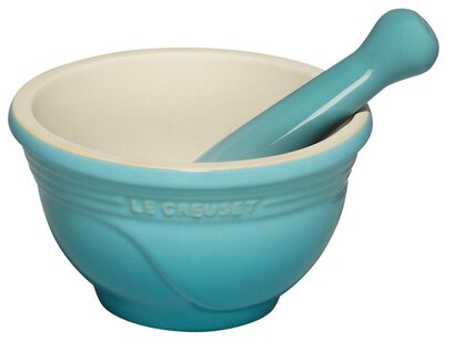 Ступка с пестиком 0,5 л, голубой Le Creuset