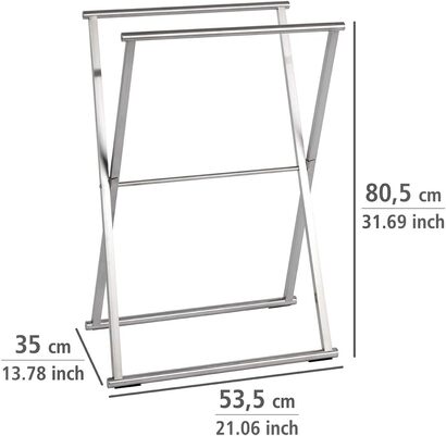 Вешалка 53.5 x 80.5 x 35 см, глянцевая WENKO