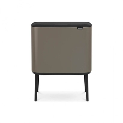 Мусорный бак 3х11 л платиновый Bo Touch Bin Brabantia