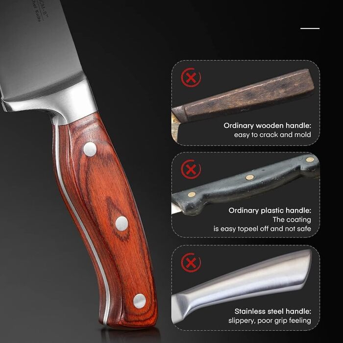 Набор ножей из нержавеющей стали с подставкой 16 предметов Brown D.Perlla