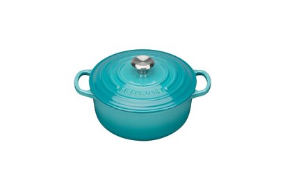 Кастрюля / жаровня 20 см, голубой Le Creuset