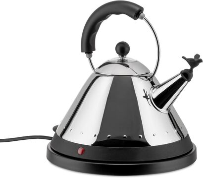 Чайник электрический 1,5 л черный/металлик Electric kettle Alessi