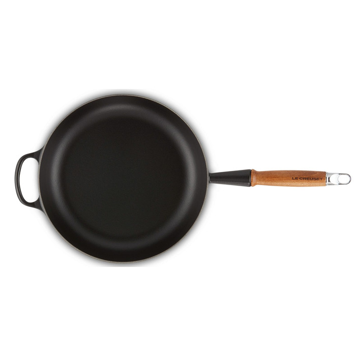 Чугунная сковорода 28 см Matt Black Signature Le Creuset