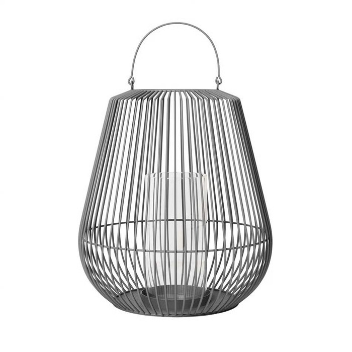 Фонарь под свечу S Gray Nidea Blomus