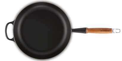 Чугунная сковорода 28 см Matt Black Signature Le Creuset