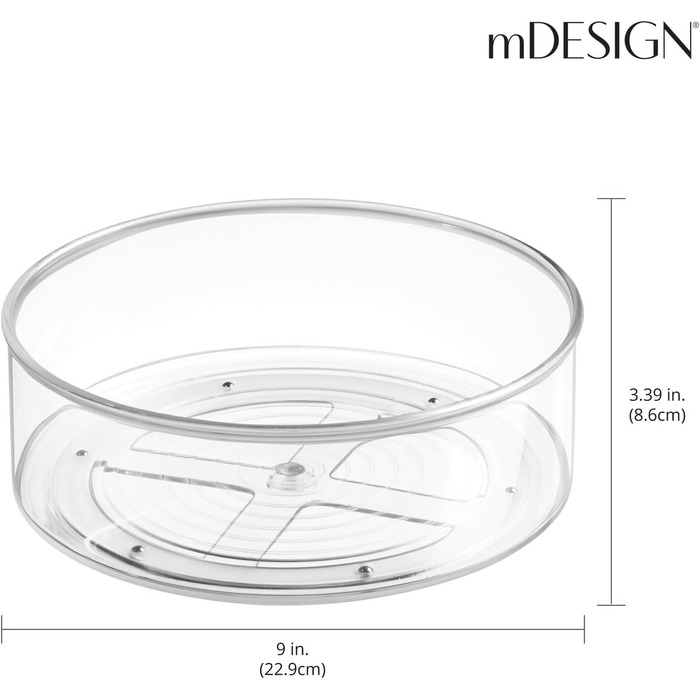 Набор стеллажей для специй 2 предмета mDesign Lazy Susan