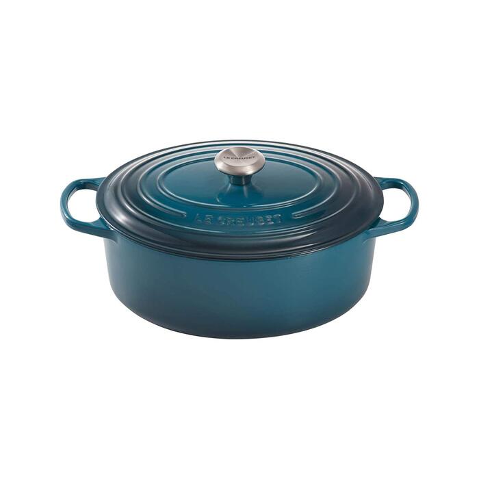 Гусятница / жаровня 29 см с крышкой Deep Teal Le Creuset