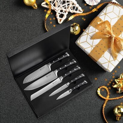 PAUDIN Набор из 5 ножей углеродистая сталь/АБС-пластик PAUDIN