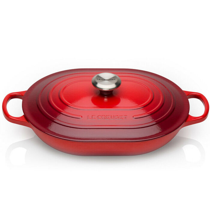 Жаровня овальная 31 см Oblong Cerise Le Creuset