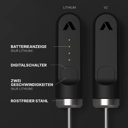 Ручной электрический вспениватель молока Subminimal NanoFoamer / USB-C / нержавеющая сталь / черный