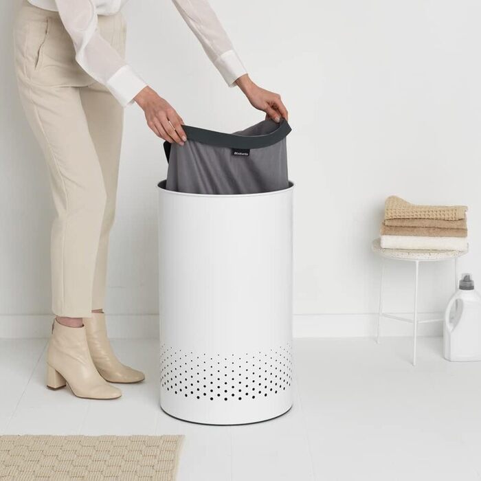 Корзина для белья 60 л White Brabantia