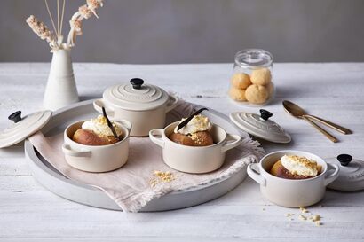 Мини-кастрюля / жаровня 10 см Meringue Le Creuset
