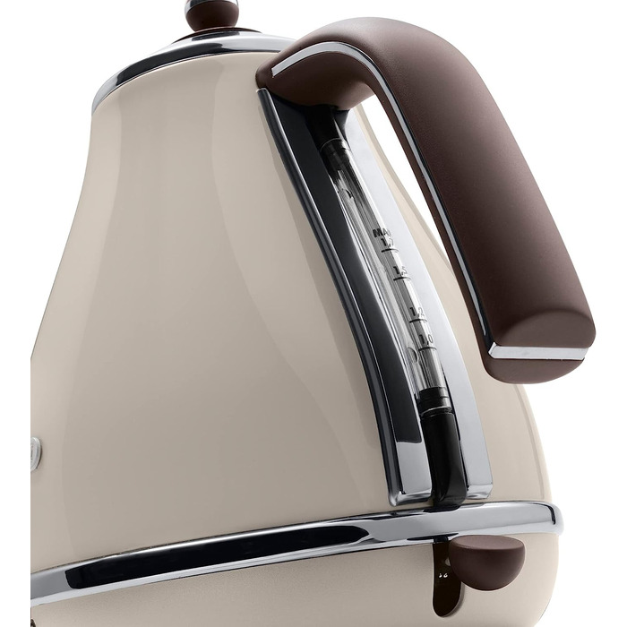 Электрочайник с фильтром 1,7 л Beige Icona De'Longhi