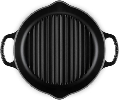 Чугунная cковорода-гриль 25 см Matt Black Signature Le Creuset