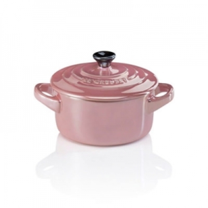 Мини-кастрюля / жаровня 10 см, Metallic Rose Quartz Le Creuset