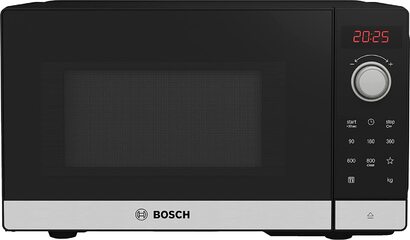 Микроволновая печь серии Bosch FFL023MS2 2, 26 x 44 см, 800 Вт, поворотнй стол 27 см, дверной упор слева, Автопилот 7 7 Автоматические программ, поддержка очистки, светодиоднй сенсорнй дисплей, нержавеющая сталь Нержавеющая сталь (новая) с автоматическими