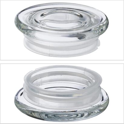 Банки для хранения с крышками, набор из 6 шт., банки, 1300 мл, квадратные банки для хранения, герметичные стеклянные контейнеры, прозрачные