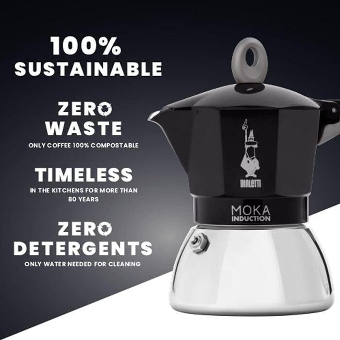 Кофеварка для эспрессо на 4 чашки New Moka Bialetti